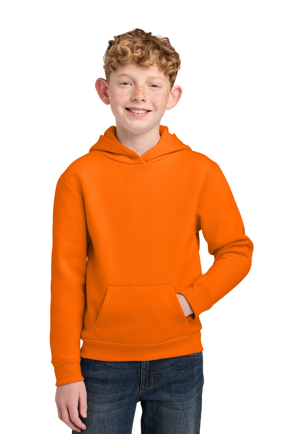 Port & Co PC68YH Youth Easy Fleece Pullover Hooded Sweatshirt