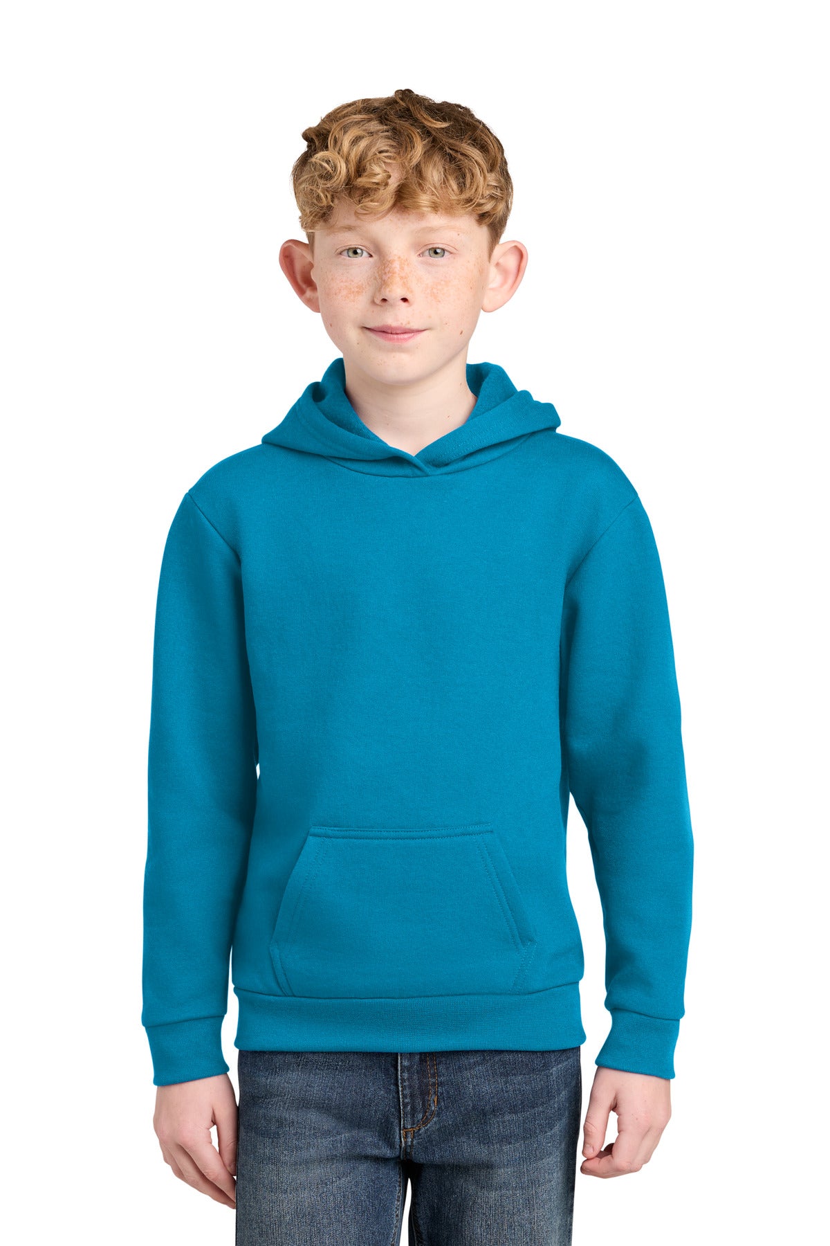 Port & Co PC68YH Youth Easy Fleece Pullover Hooded Sweatshirt