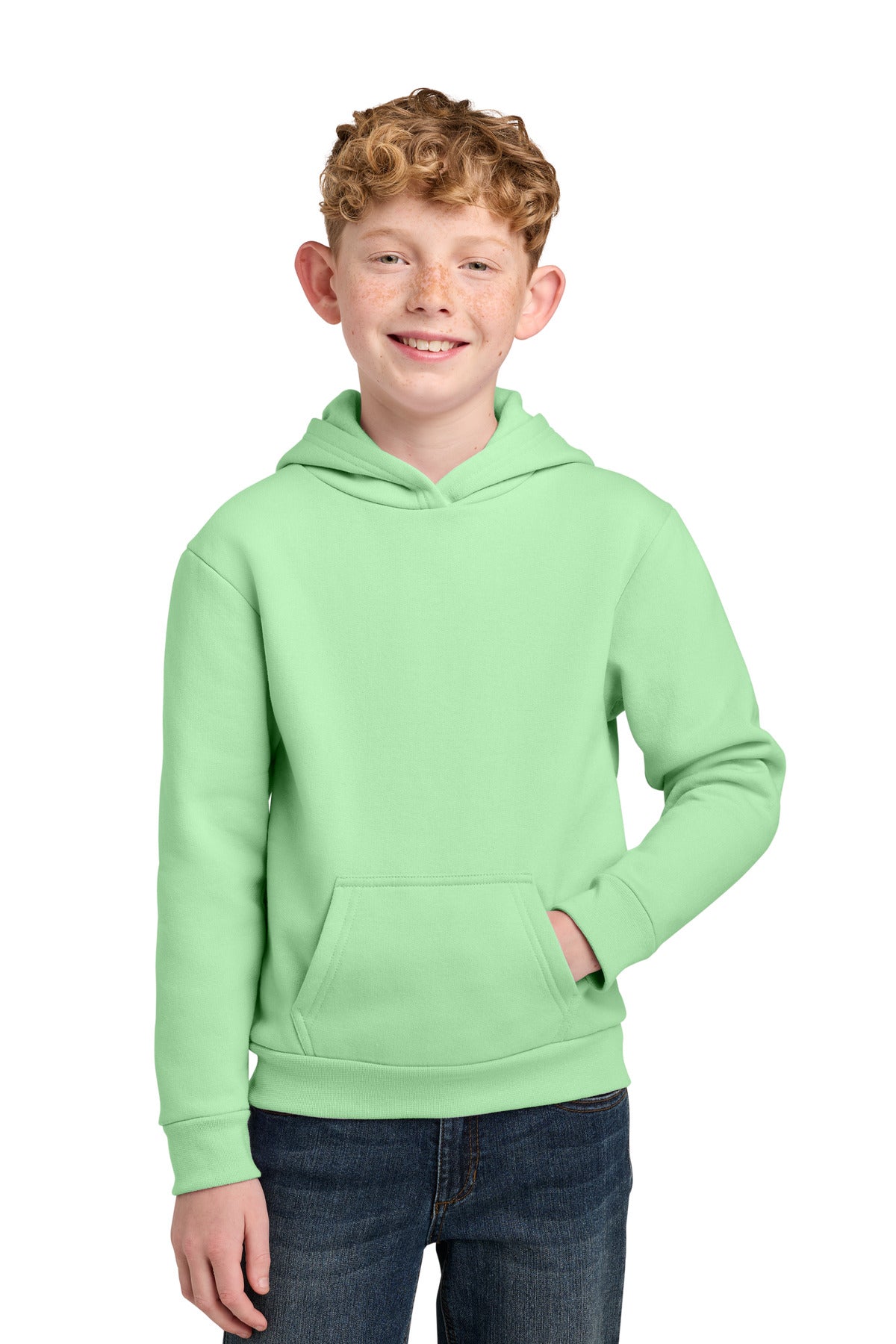 Port & Co PC68YH Youth Easy Fleece Pullover Hooded Sweatshirt