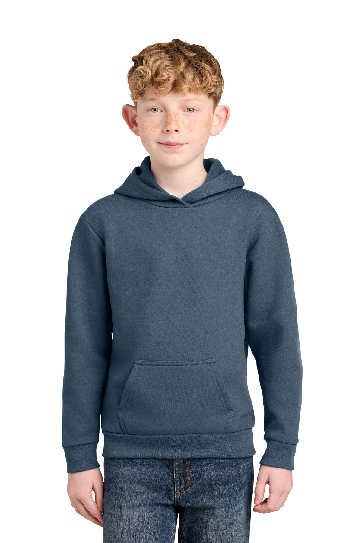Port & Co PC68YH Youth Easy Fleece Pullover Hooded Sweatshirt