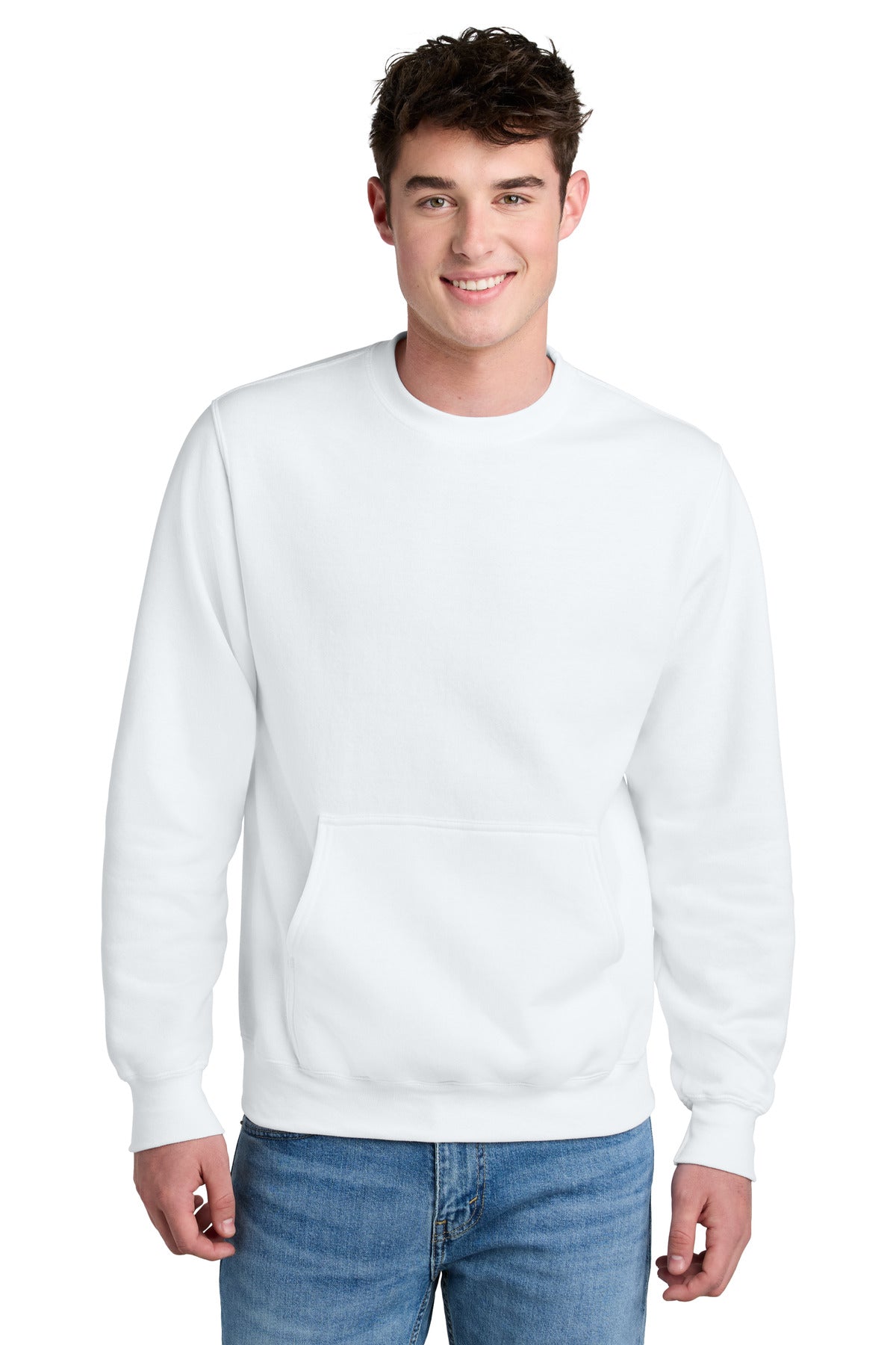 Port & Co PC78PKT Core Fleece Crewneck Pocket Sweatshirt