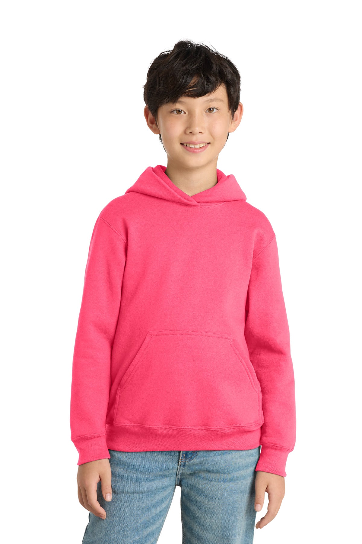 Port & Co PC78YH Youth Core Fleece Pullover Hooded Sweatshirt