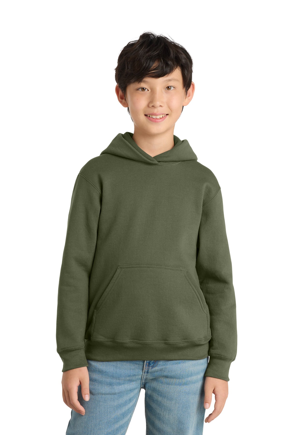 Port & Co PC78YH Youth Core Fleece Pullover Hooded Sweatshirt