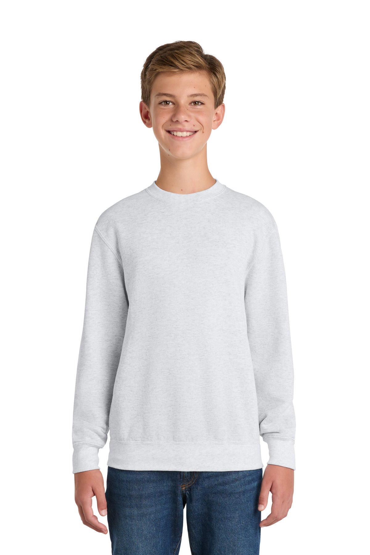 Youth Core Fleece Crewneck Sweatshirt - 7.8 oz | Port & Co PC78Y