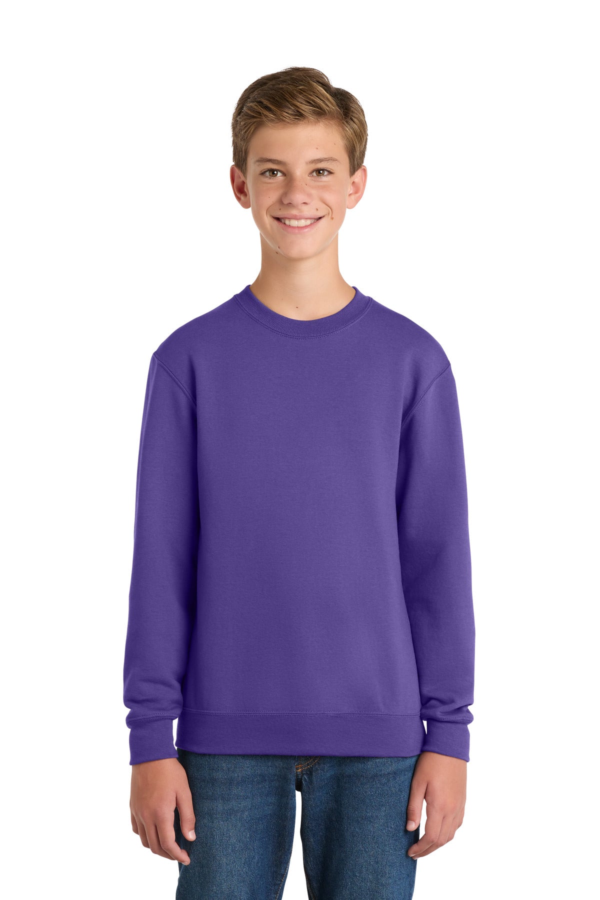 Port & Co PC78Y Youth Core Fleece Crewneck Sweatshirt
