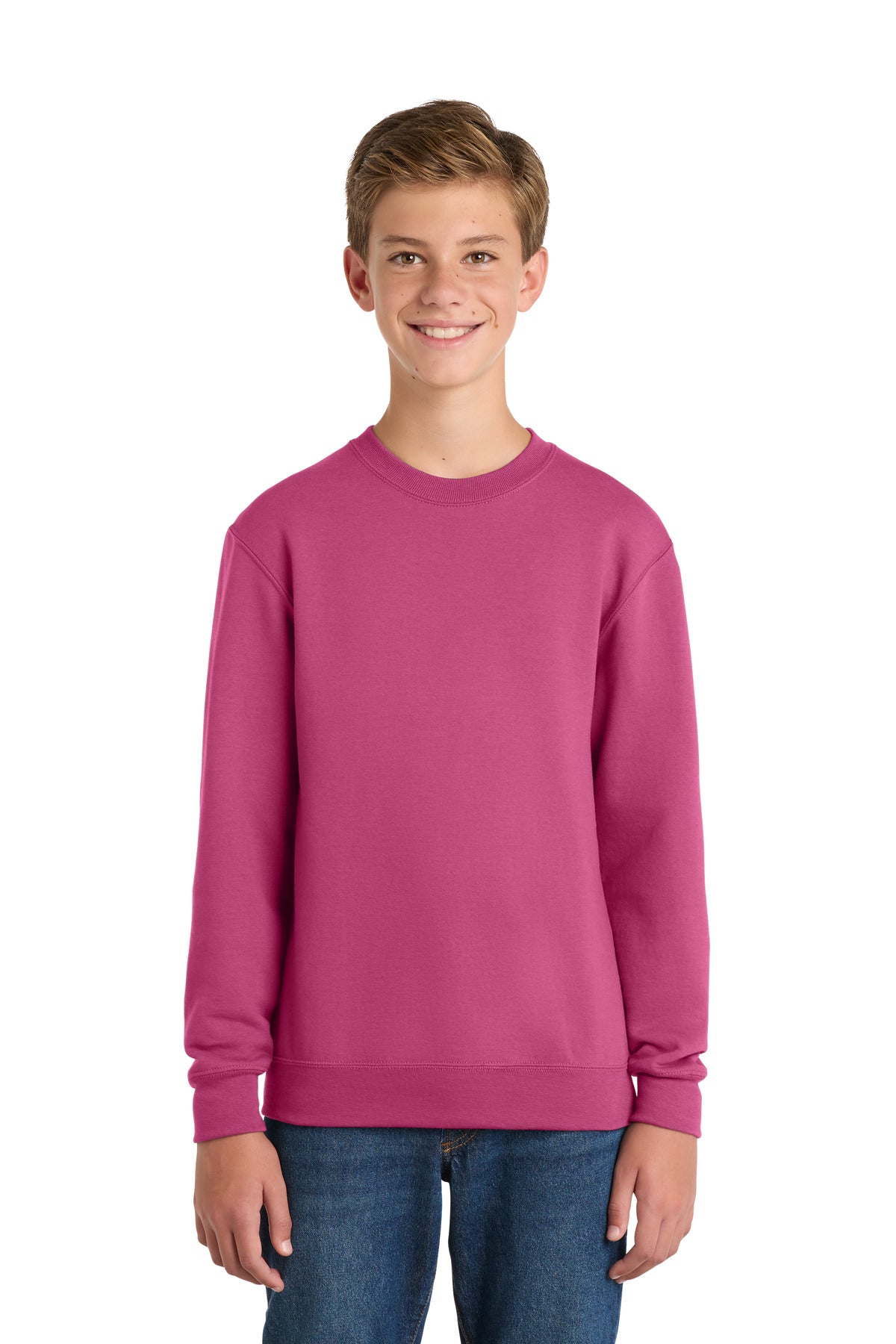 Port & Co PC78Y Youth Core Fleece Crewneck Sweatshirt