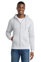 Sudadera con capucha y zíper completo Core Fleece - 7.8 oz | Port & Co PC78ZH
