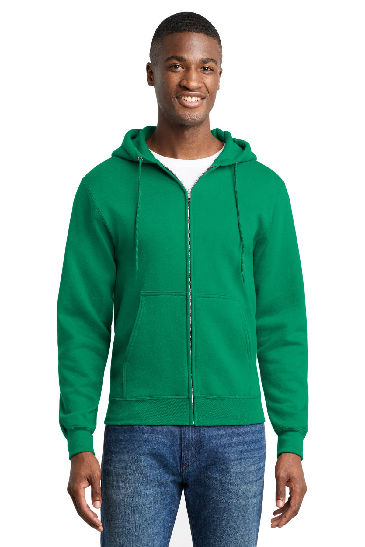 Port & Co PC78ZH Core Fleece Full-Zip Hooded Sweatshirt