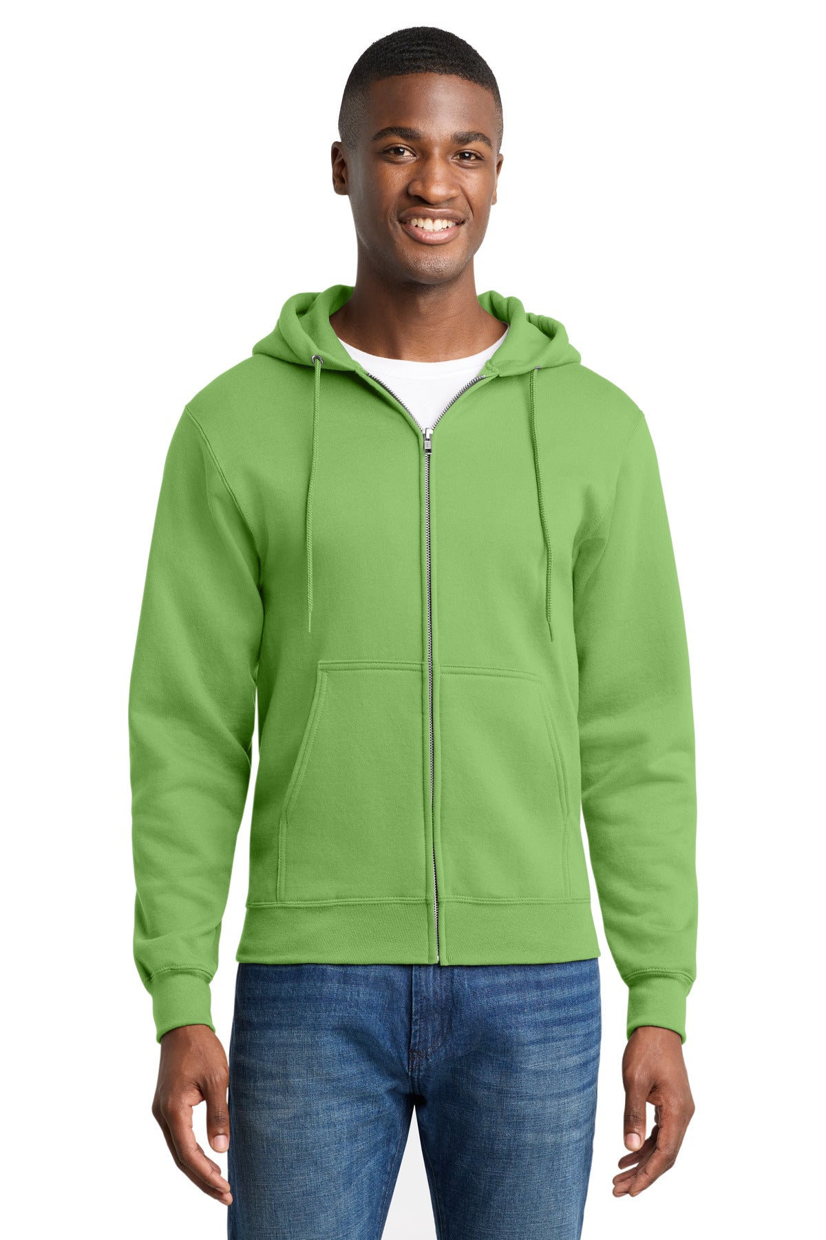 Port & Co PC78ZH Core Fleece Full-Zip Hooded Sweatshirt