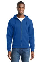 Sudadera con capucha y zíper completo Core Fleece - 7.8 oz | Port & Co PC78ZH