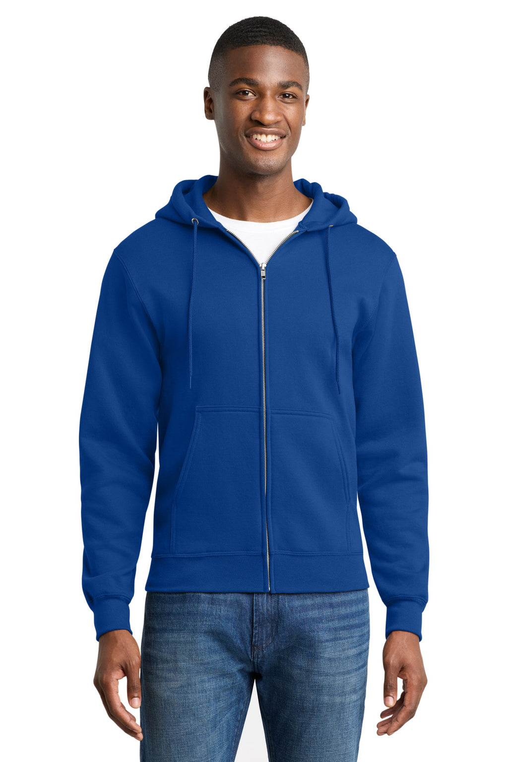 Sudadera con capucha y zíper completo Core Fleece - 7.8 oz | Port & Co PC78ZH