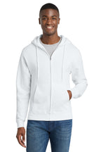Sudadera con capucha y zíper completo Core Fleece - 7.8 oz | Port & Co PC78ZH