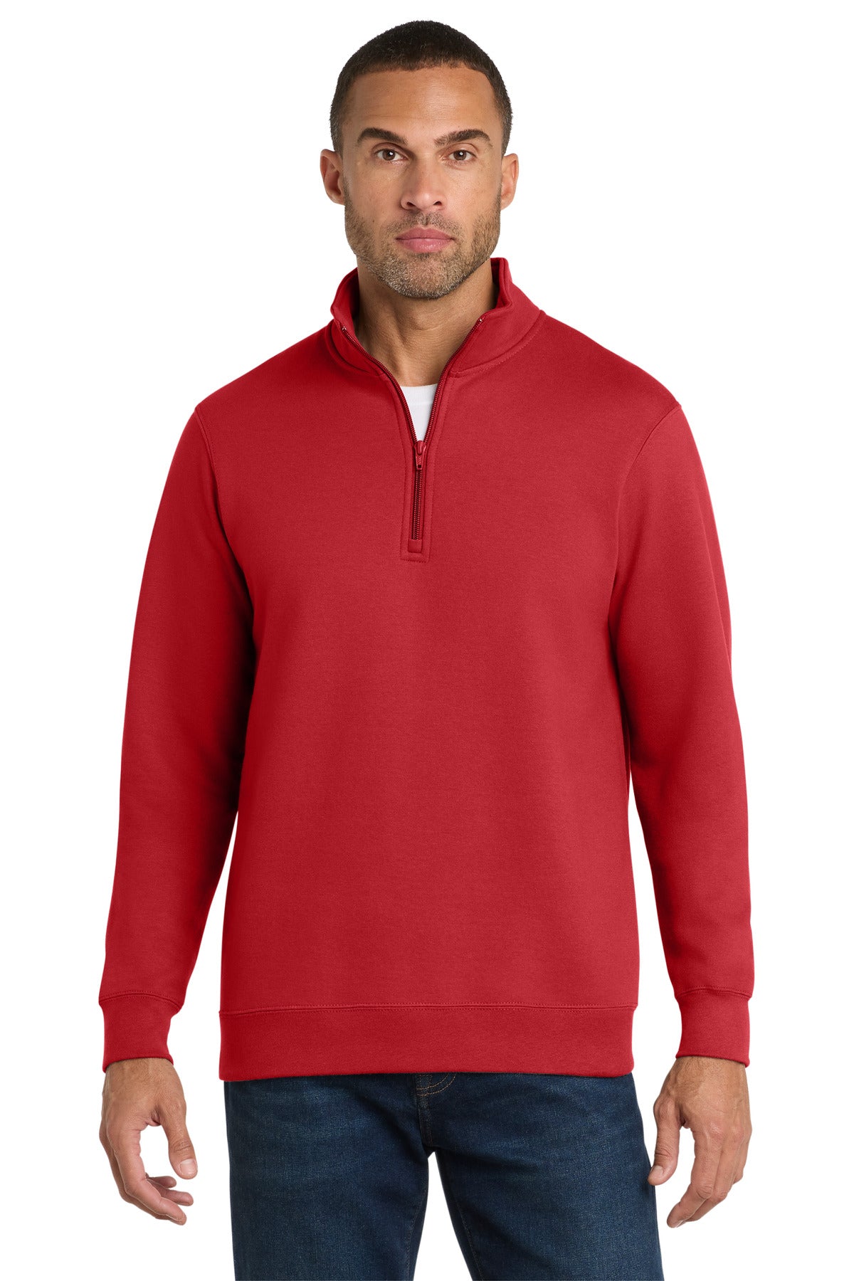 Port & Co PC850Q Fan Favorite Fleece 1/4-Zip Pullover Sweatshirt