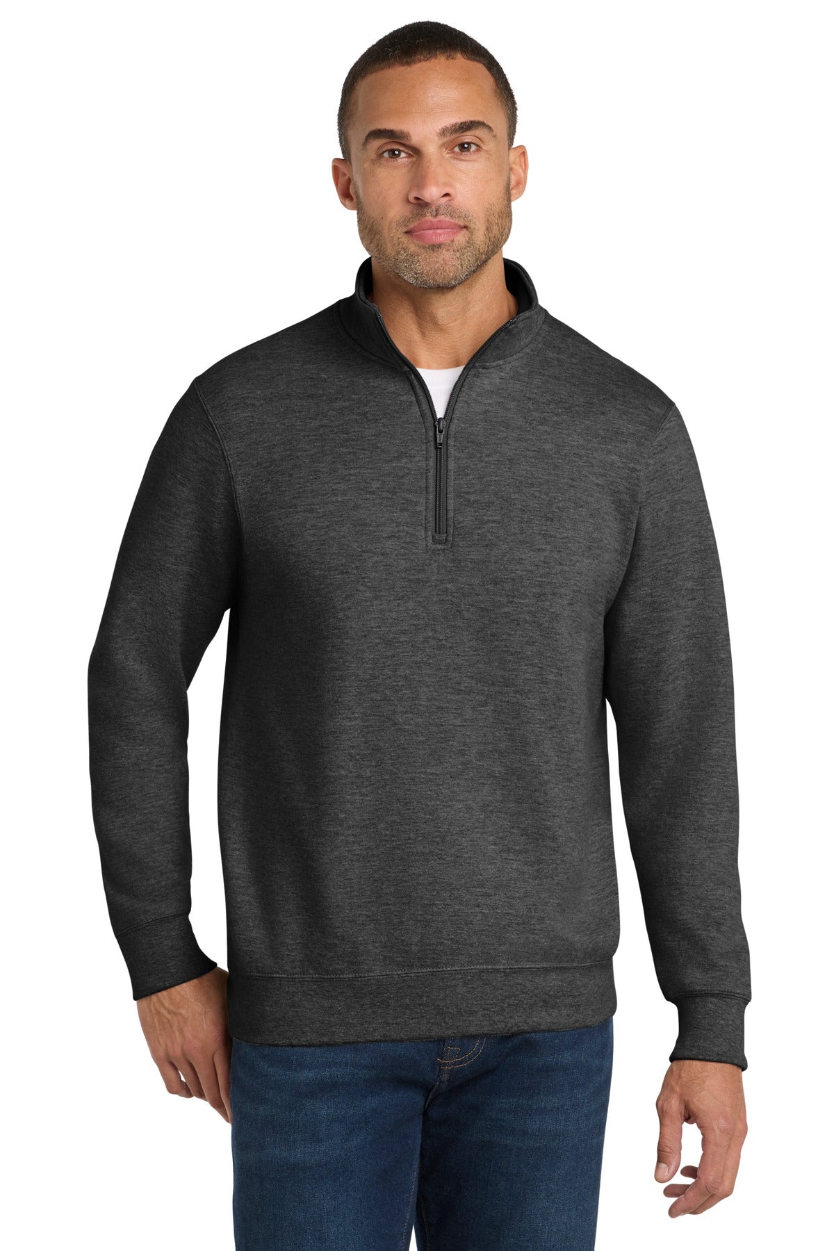 Port & Co PC850Q Fan Favorite Fleece 1/4-Zip Pullover Sweatshirt