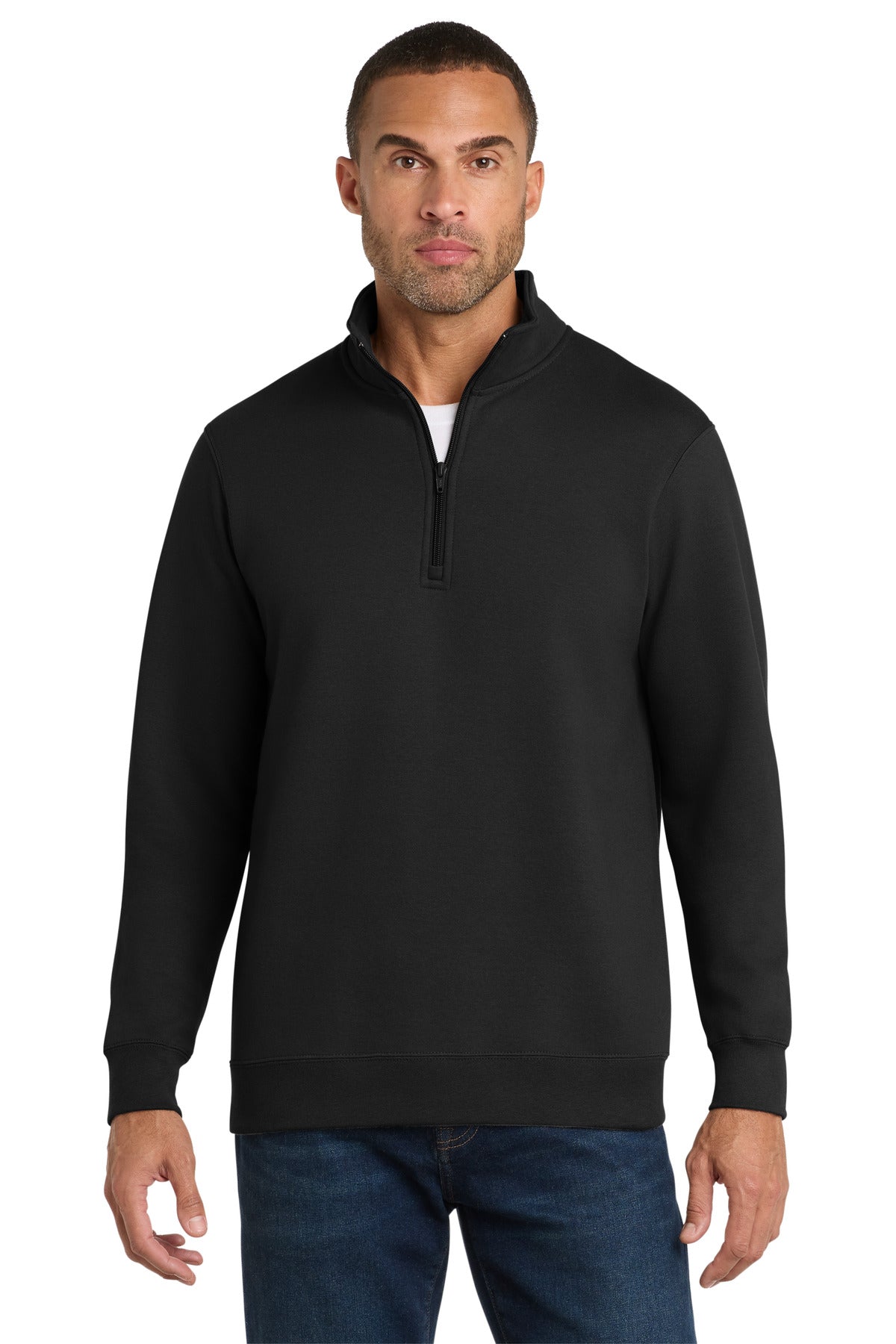 Port & Co PC850Q Fan Favorite Fleece 1/4-Zip Pullover Sweatshirt