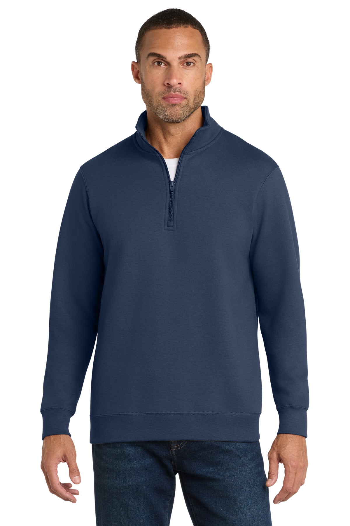 Port & Co PC850Q Fan Favorite Fleece 1/4-Zip Pullover Sweatshirt
