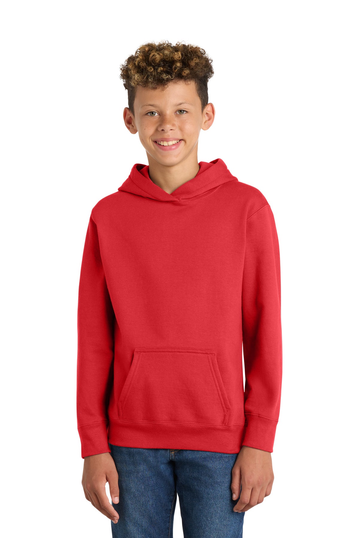 Port & Co PC850YH Youth Fan Favorite Fleece Pullover Hooded Sweatshirt