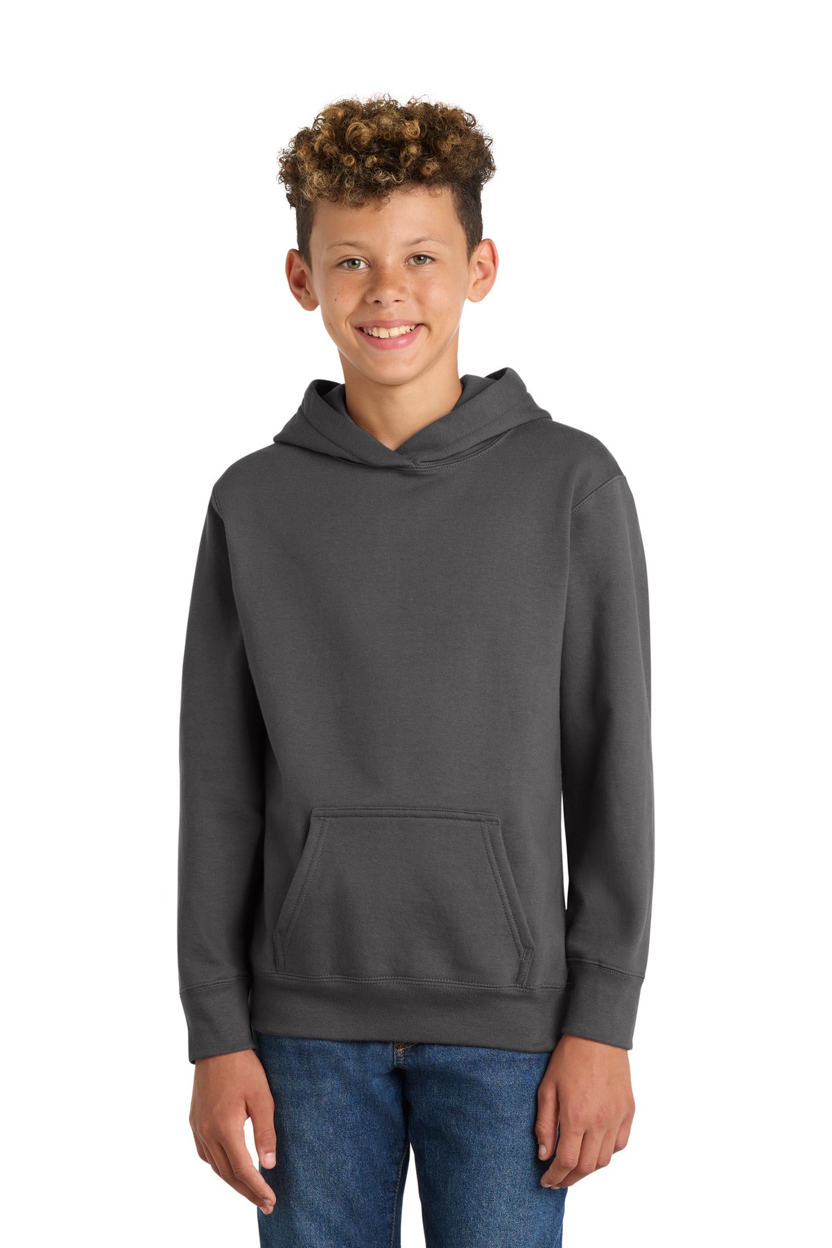 Port & Co PC850YH Youth Fan Favorite Fleece Pullover Hooded Sweatshirt