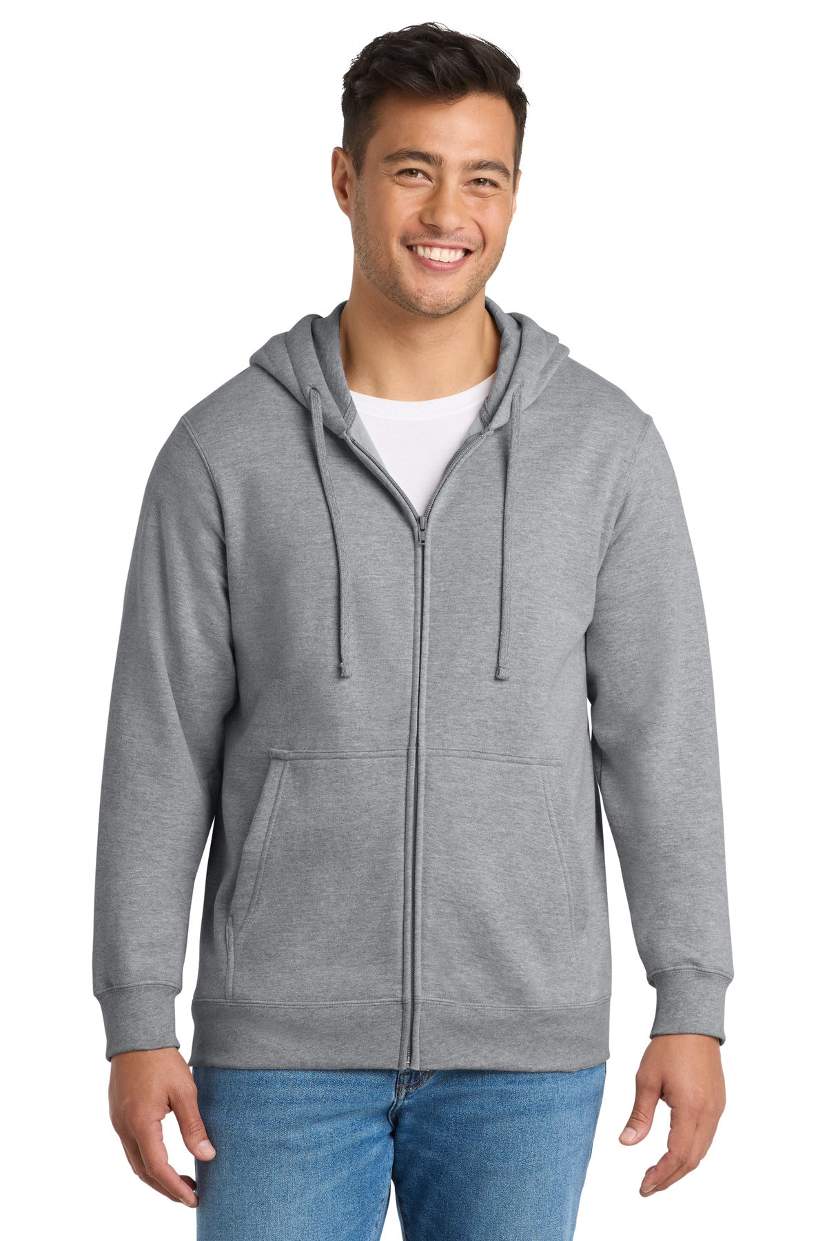 Sudadera con capucha y zíper completo Fan Favorite de fleece - 8.5 oz | Port & Co PC850ZH
