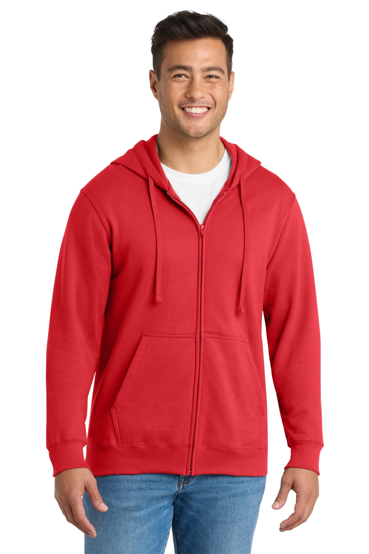 Port & Co PC850ZH Fan Favorite Fleece Full-Zip Hooded Sweatshirt