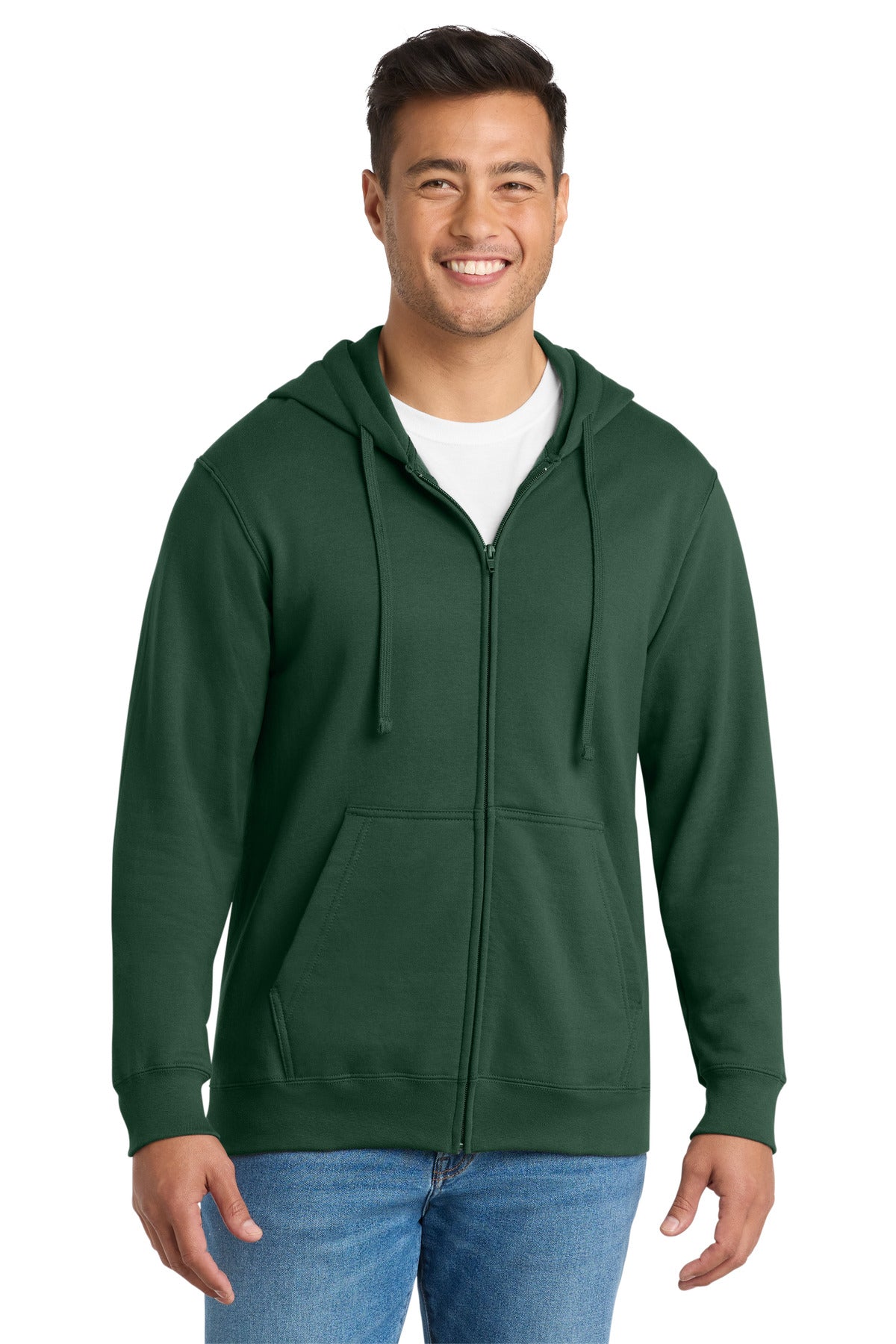 Port & Co PC850ZH Fan Favorite Fleece Full-Zip Hooded Sweatshirt