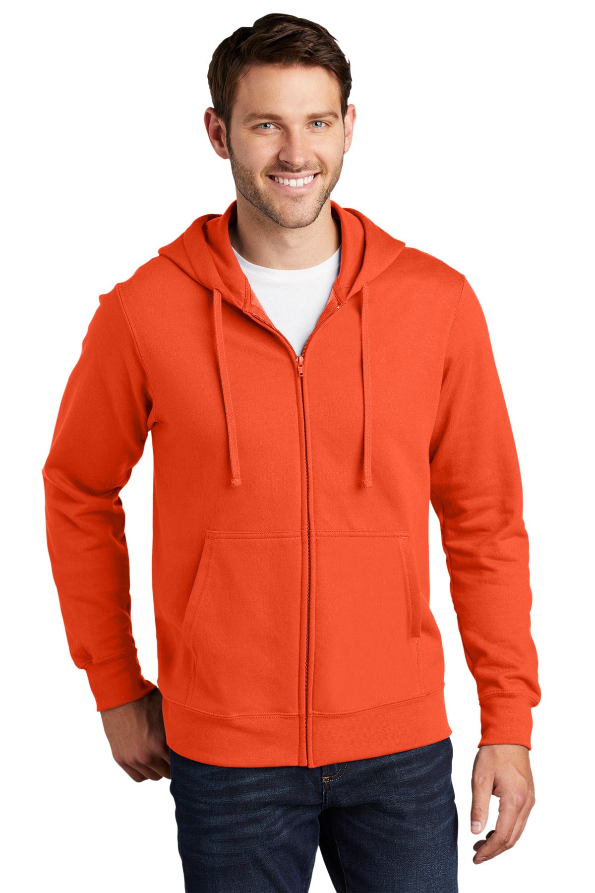 Port & Co PC850ZH Fan Favorite Fleece Full-Zip Hooded Sweatshirt