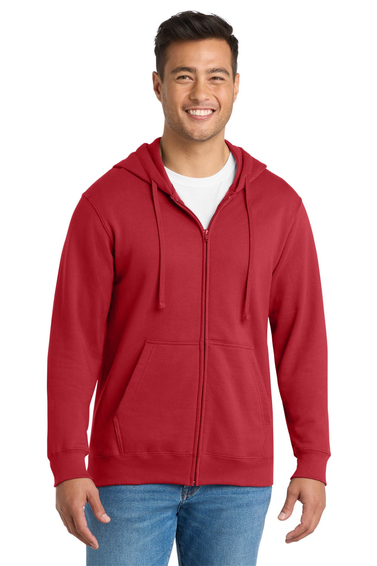 Port & Co PC850ZH Fan Favorite Fleece Full-Zip Hooded Sweatshirt