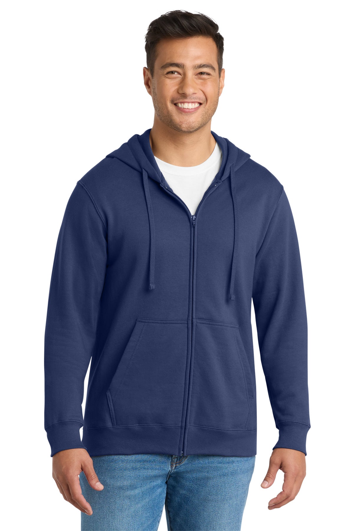 Port & Co PC850ZH Fan Favorite Fleece Full-Zip Hooded Sweatshirt