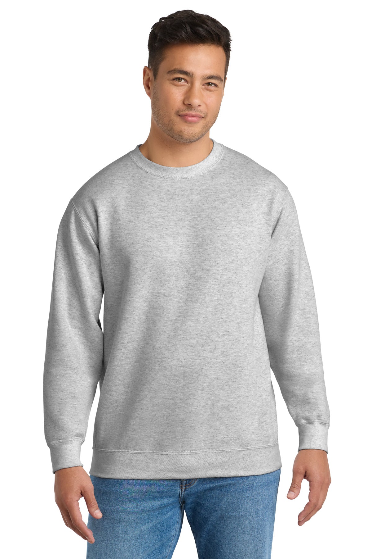 Sudadera esencial de fleece con cuello redondo Tall - 9 oz | Port & Co PC90T