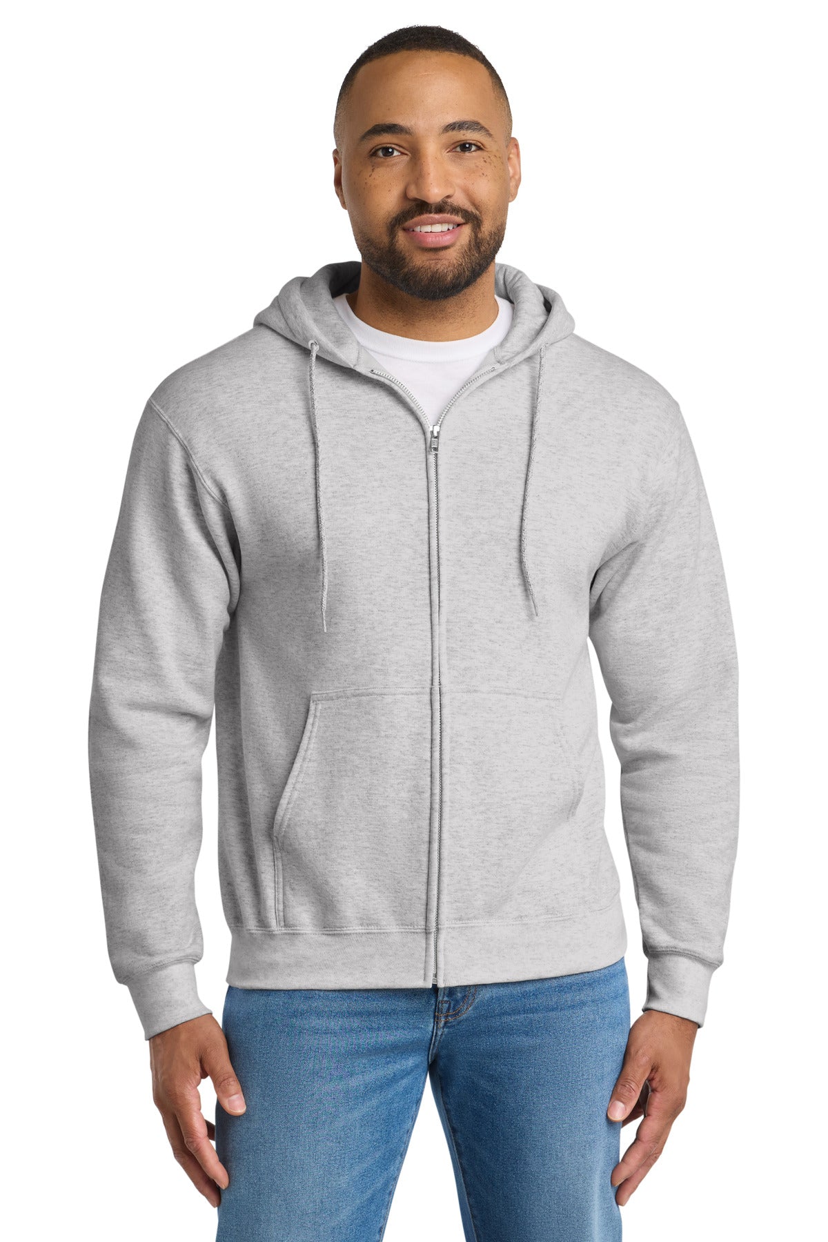 Port & Co PC90ZHT Tall Essential Fleece Full-Zip Hooded Sweatshirt