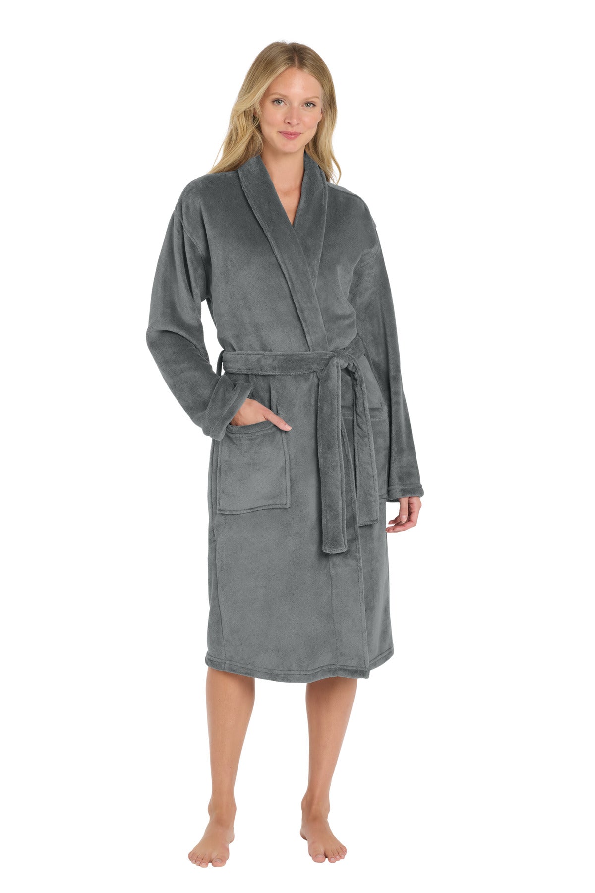 Plush Microfleece Shawl Collar Robe - 14.5 oz | Port Authority R102