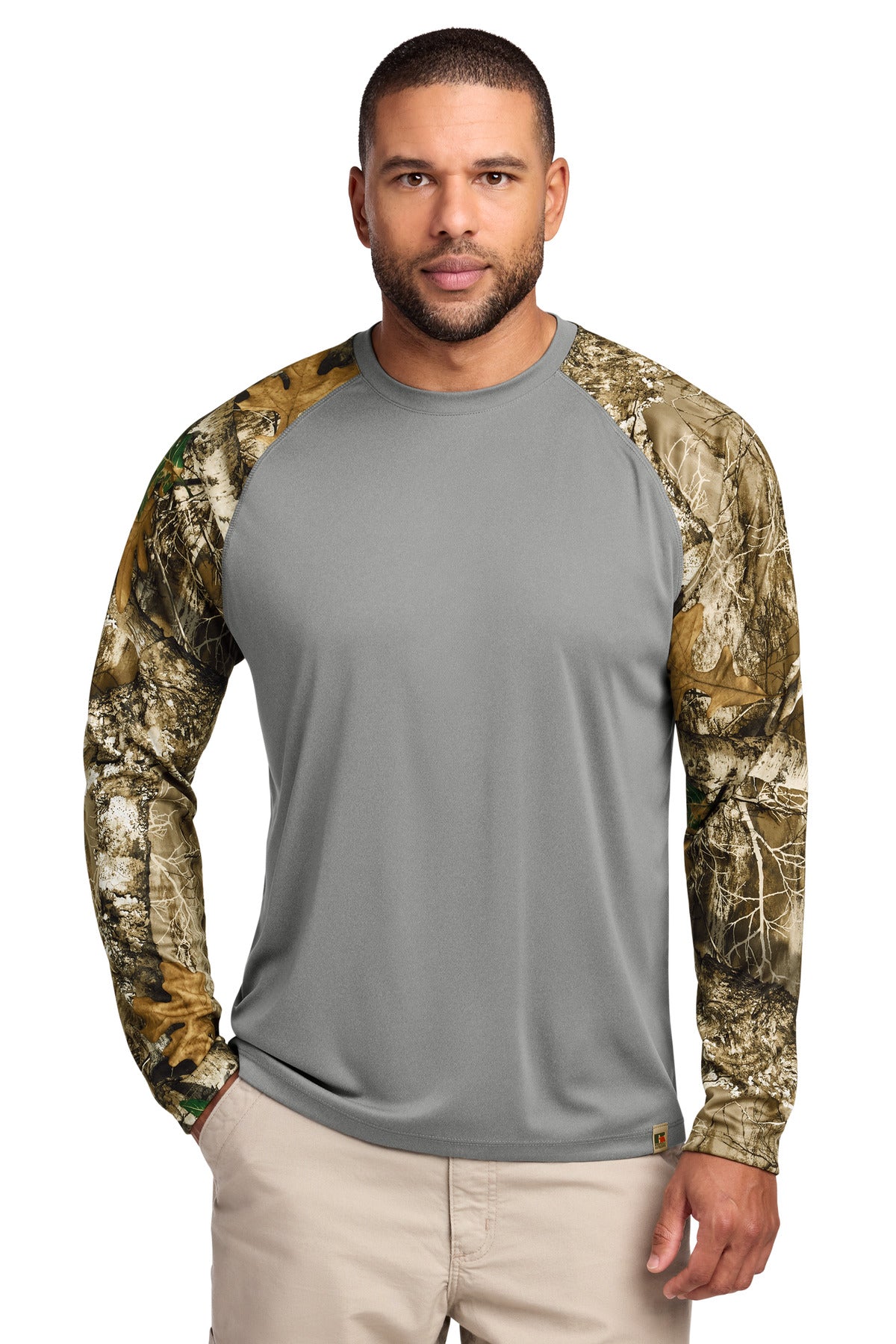 Russell Outdoors RU151LS Realtree Colorblock Performance Long Sleeve Tee