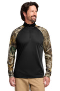 Russell Outdoors RU152 Realtree Colorblock Performance 1/4-Zip
