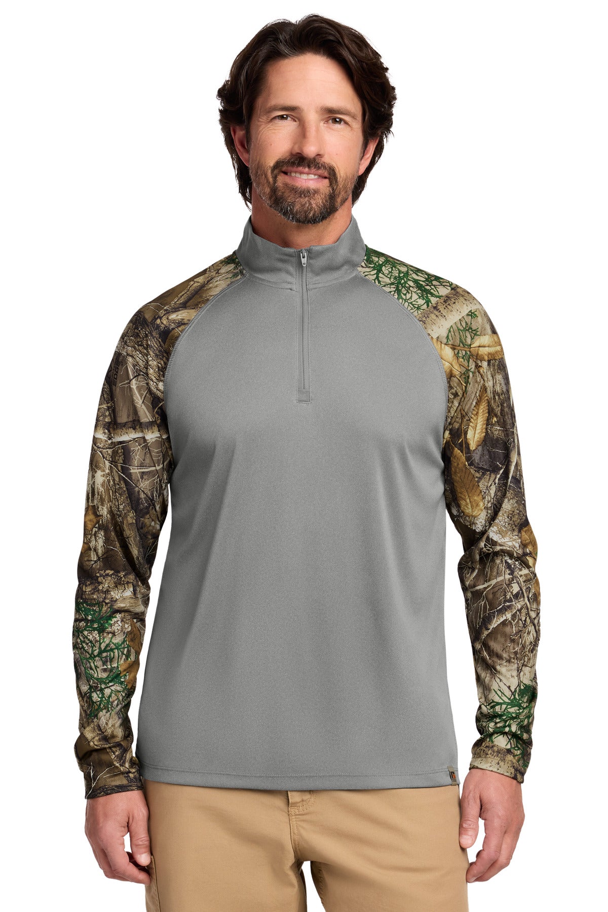 Russell Outdoors RU152 Realtree Colorblock Performance 1/4-Zip