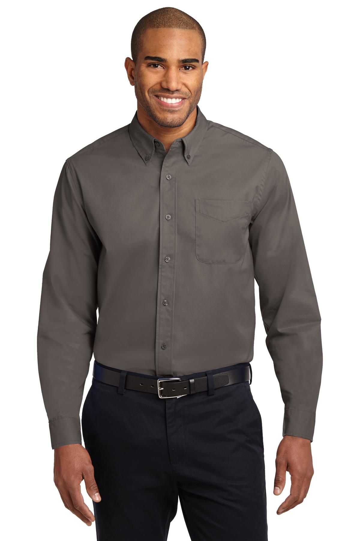 Port Authority S608ES Extended Size Long Sleeve Easy Care Shirt