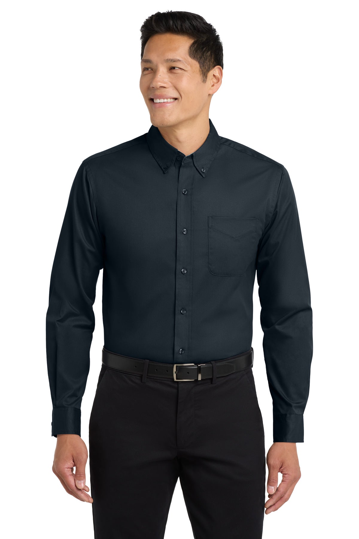 Port Authority S608ES Extended Size Long Sleeve Easy Care Shirt