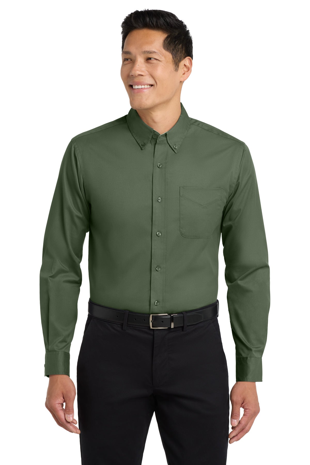 Port Authority S608ES Extended Size Long Sleeve Easy Care Shirt