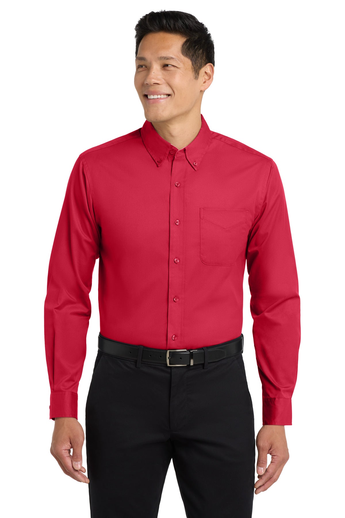 Port Authority S608ES Extended Size Long Sleeve Easy Care Shirt