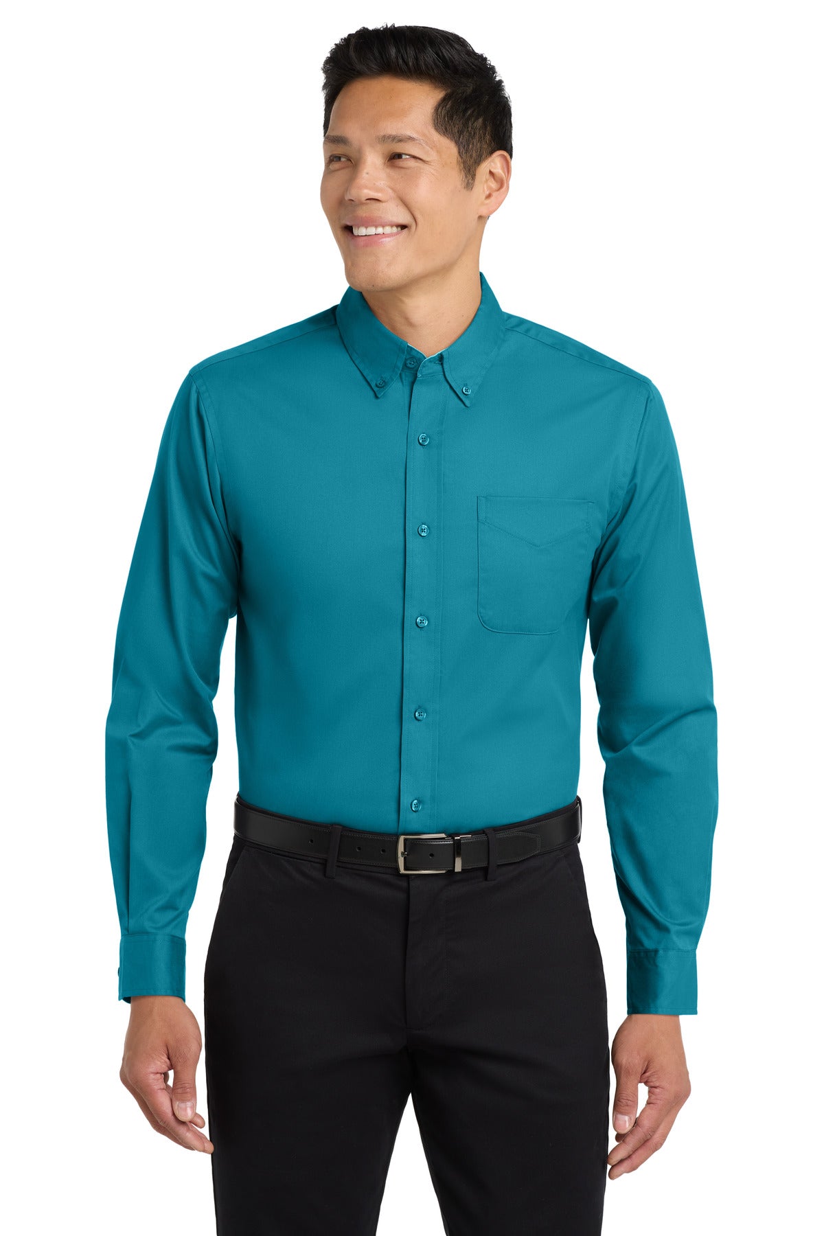 Port Authority S608ES Extended Size Long Sleeve Easy Care Shirt