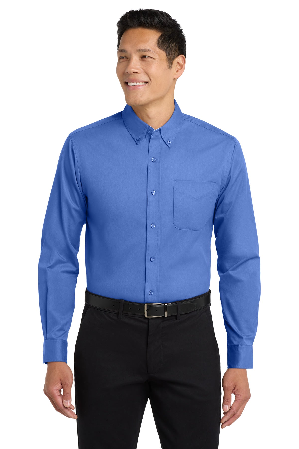 Port Authority S608ES Extended Size Long Sleeve Easy Care Shirt