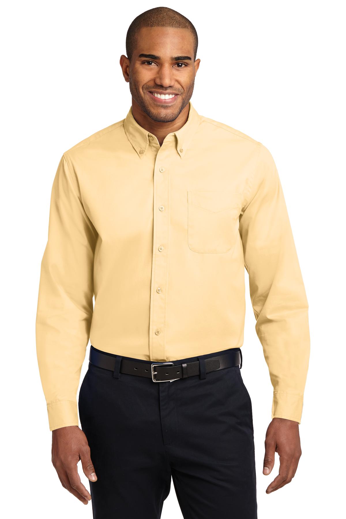 Port Authority S608ES Extended Size Long Sleeve Easy Care Shirt