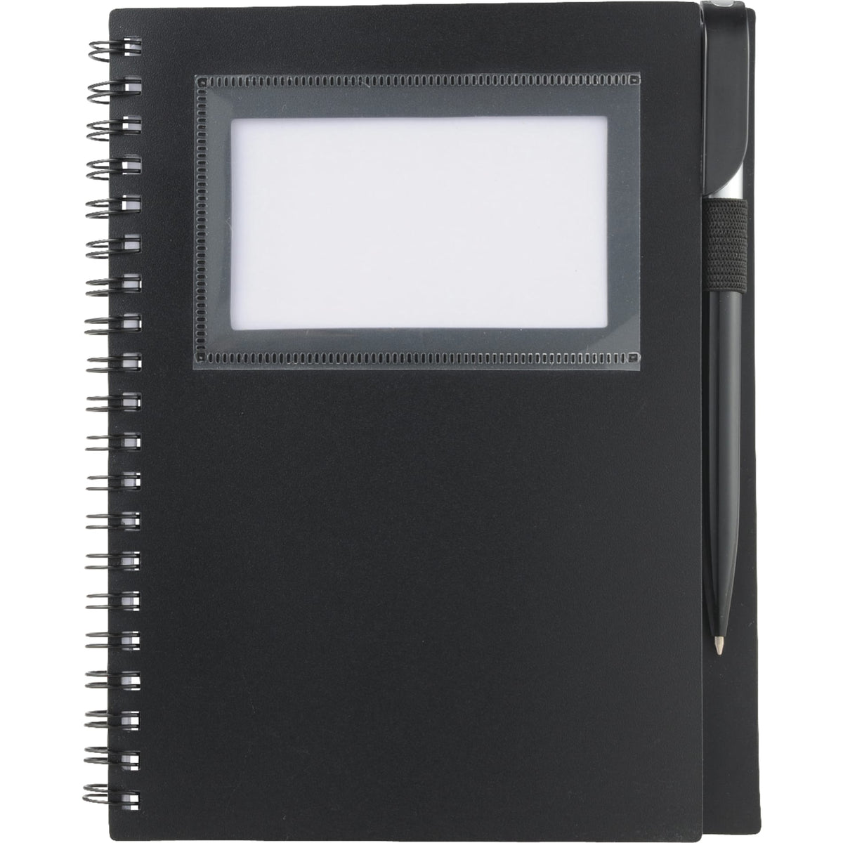 FSC® Mix 5.5" x 7" Star Spiral Notebook with Pen | SM-3457 image 1
