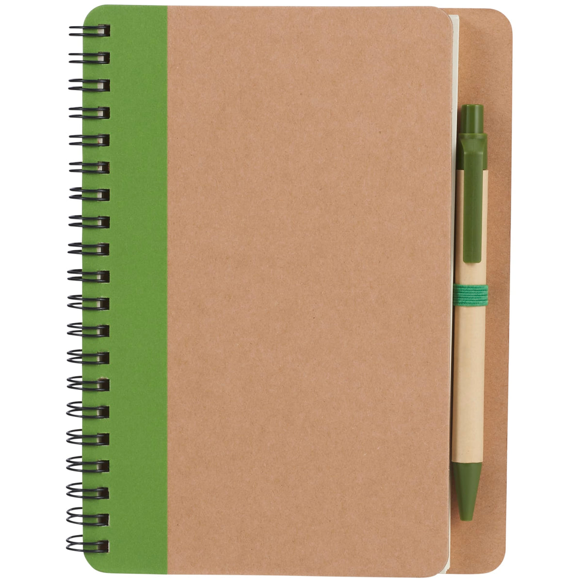 FSC® Mix 5" x 7" Eco Spiral Notebook with Pen | SM-3468 image 3
