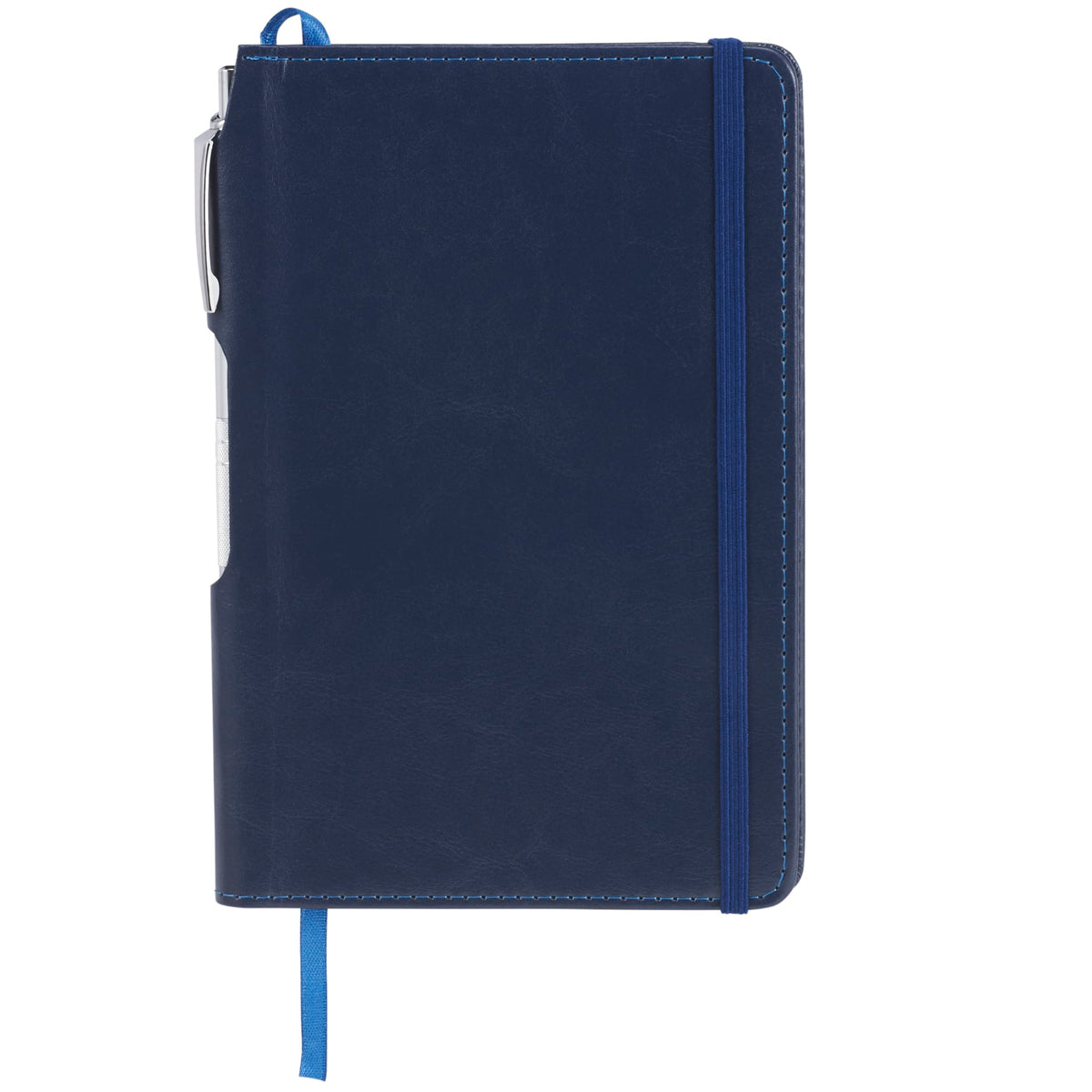 FSC® Mix 6" x 8.5" Viola Bound Notebook with Pen | SM-3508 image 2