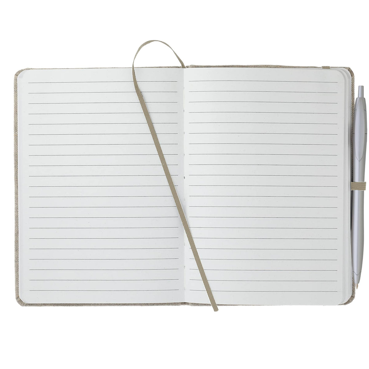 FSC® Mix 5" x 7" Recycled Cotton Bound Notebook | SM-3556 image 2