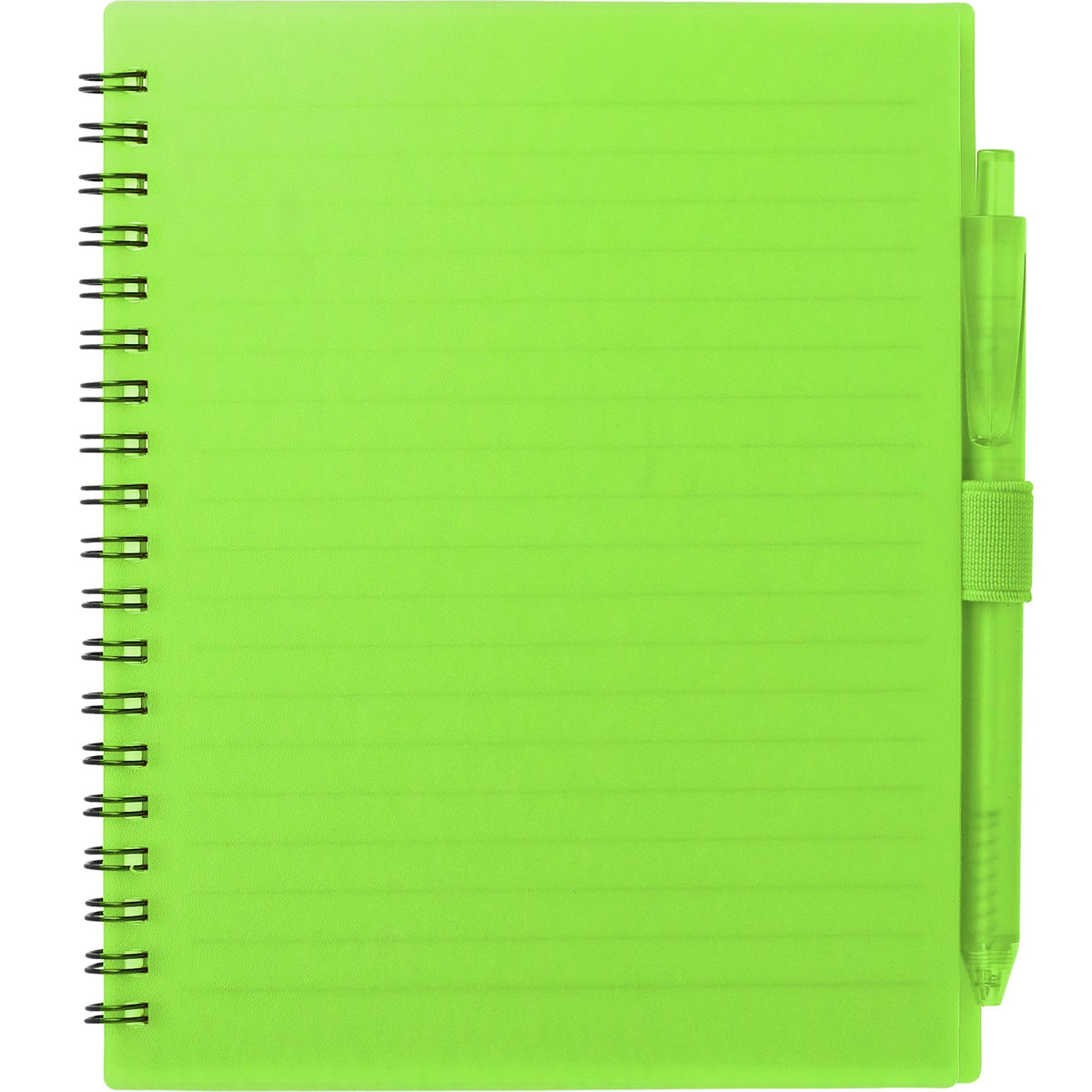 FSC® Recycled 5.5” x 7” Spiral Notebook w/ RPET Pe | SM-5268 image 3