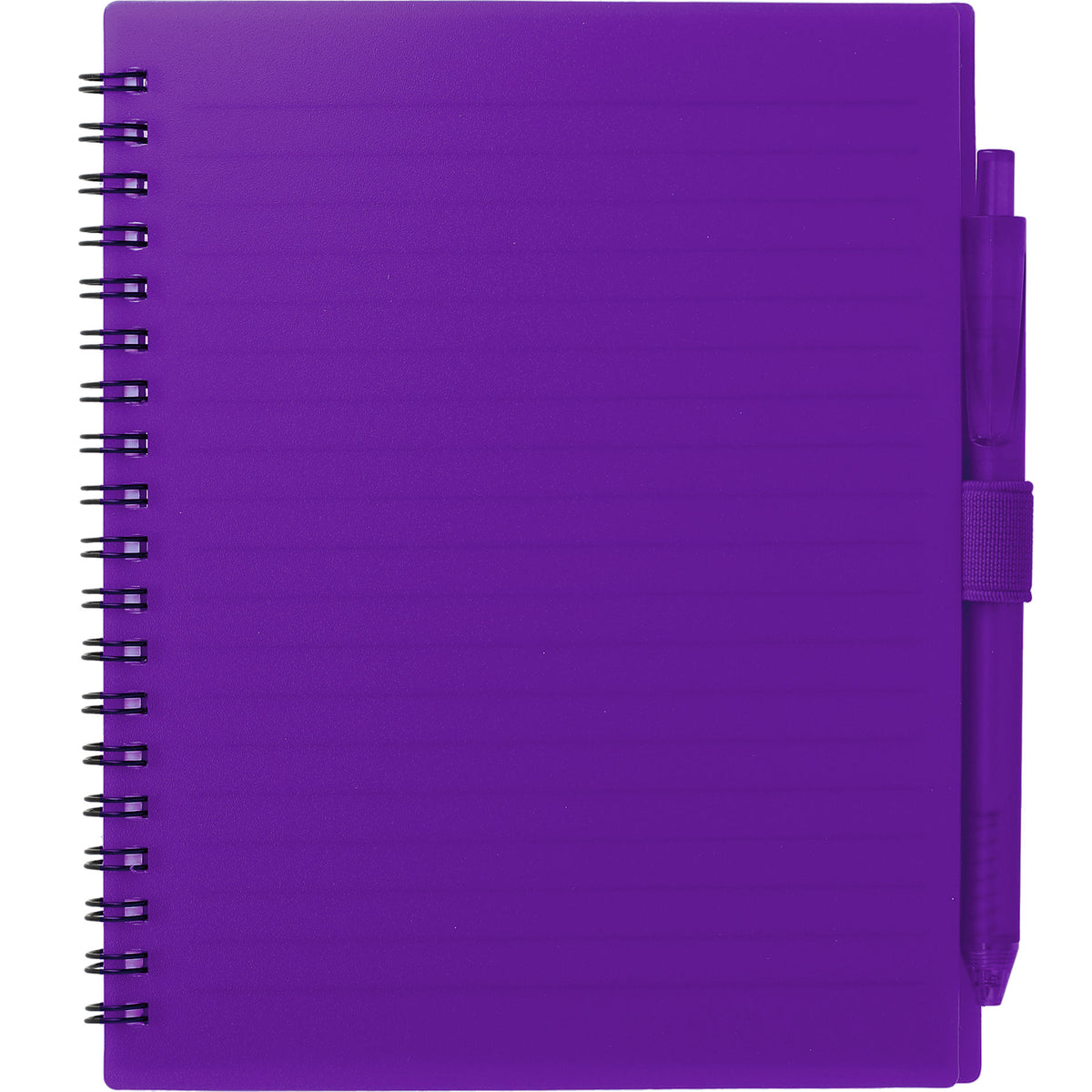 FSC® Recycled 5.5” x 7” Spiral Notebook w/ RPET Pe | SM-5268 image 5