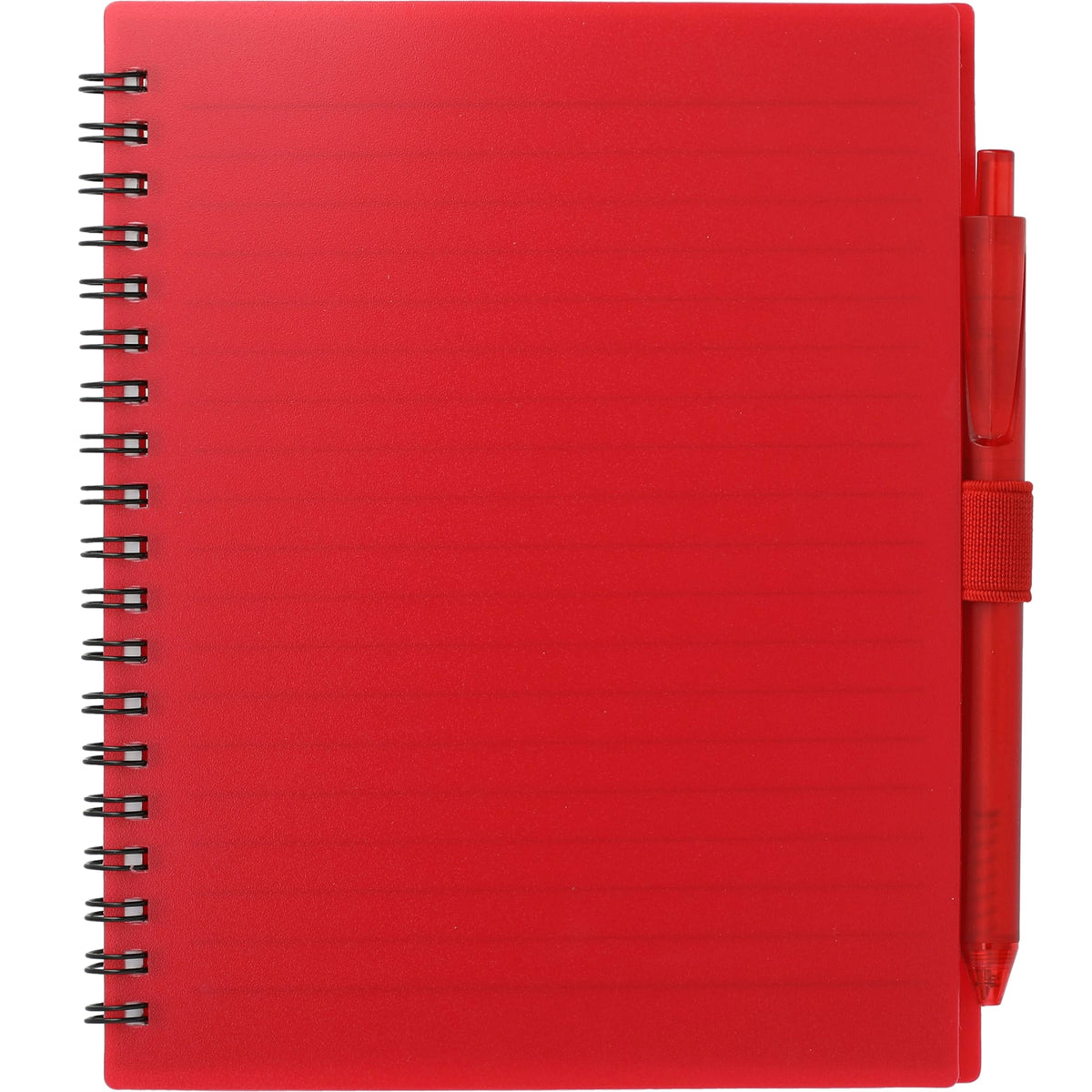 FSC® Recycled 5.5” x 7” Spiral Notebook w/ RPET Pe | SM-5268 image 6