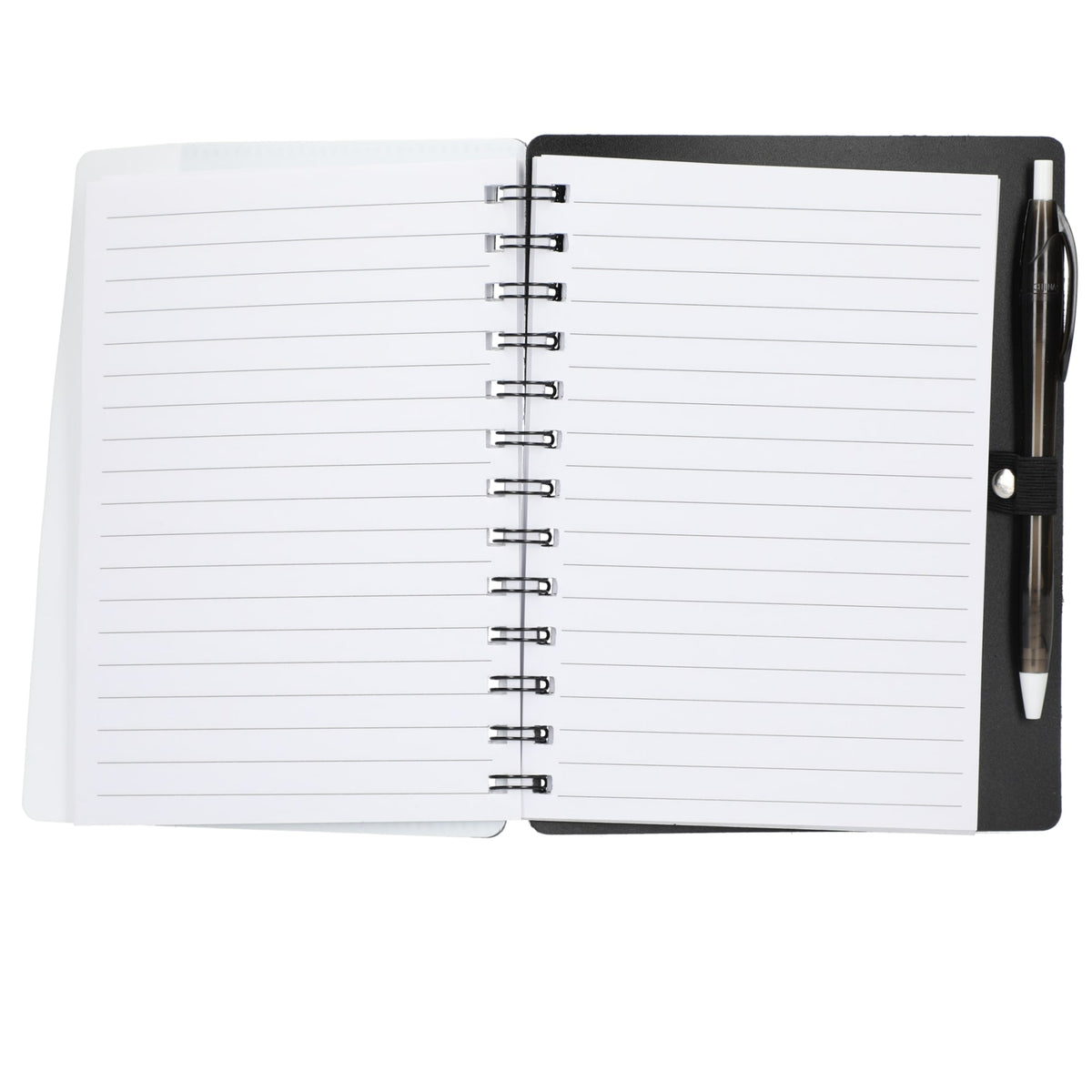 5" x 7" Recycled Dual Pocket Spiral Notebook w Pen | SM-5291 image 1