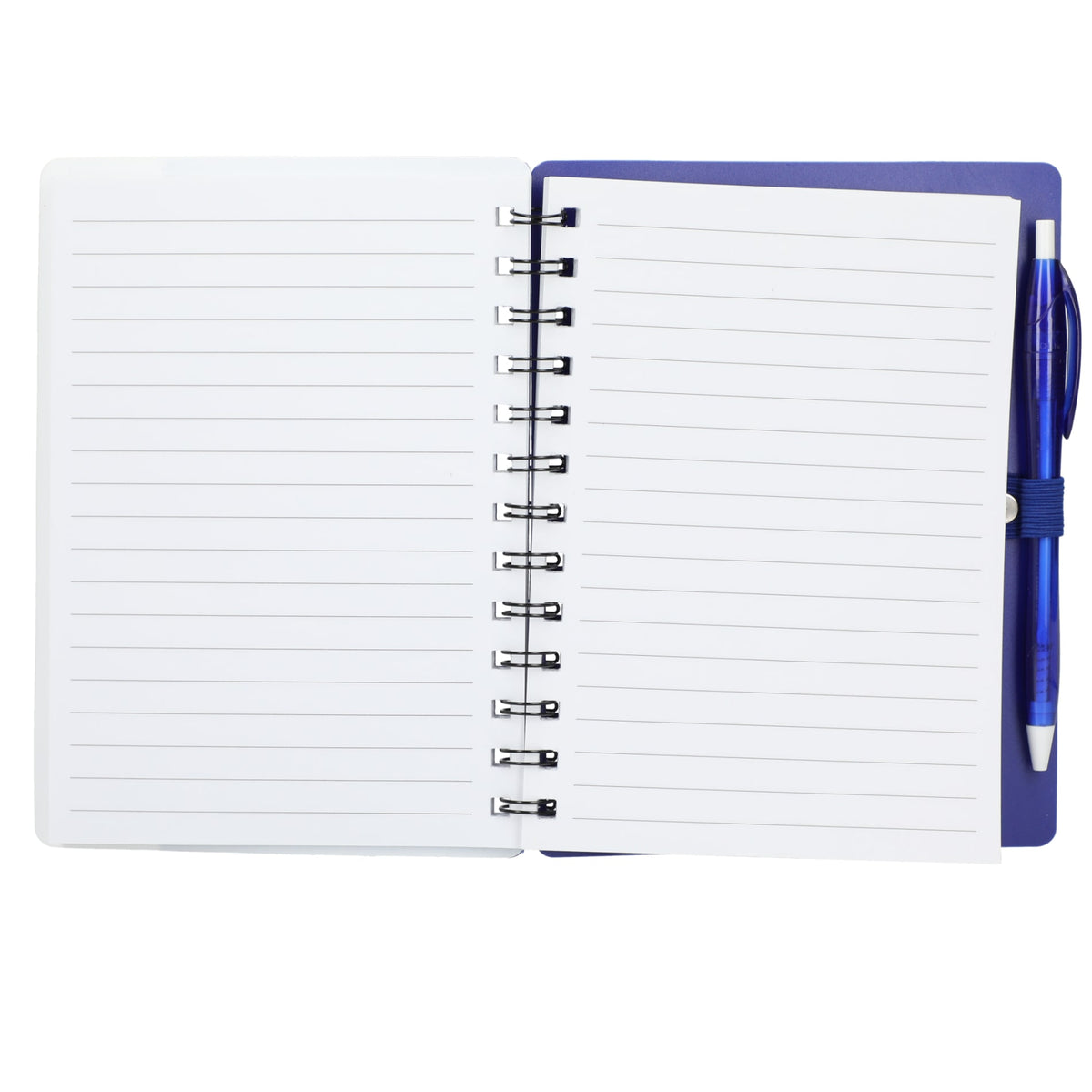 5" x 7" Recycled Dual Pocket Spiral Notebook w Pen | SM-5291 image 4